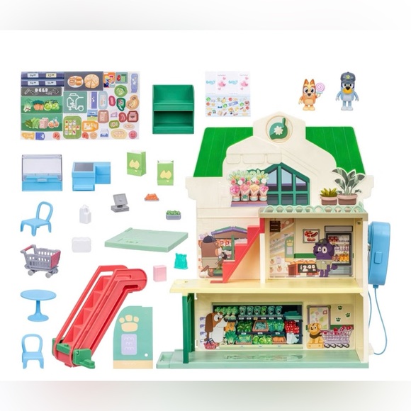 Bluey Supermarket Playset with Colorful Accessories - Picture 2 of 7